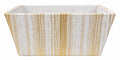 White & Gold Elegant Gift Basket