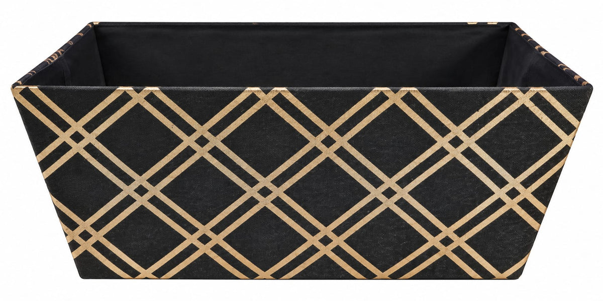 Black & Gold Luxury Gift Basket