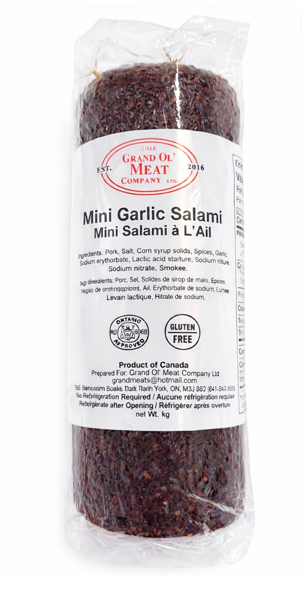 Garlic Salami
