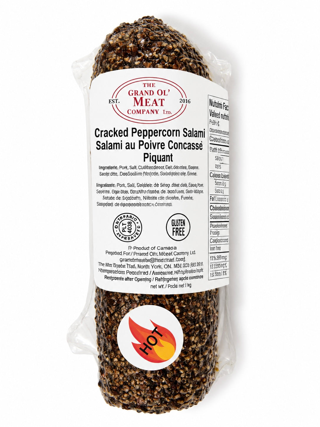 Cracked Peppercorn Salami