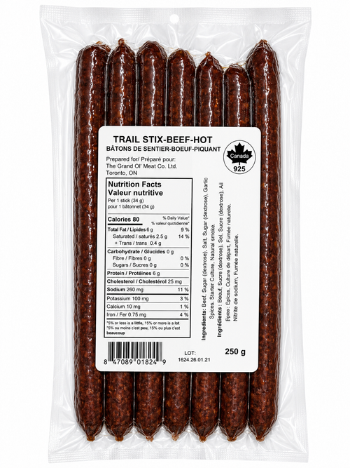 Beef Trail Stix Hot
