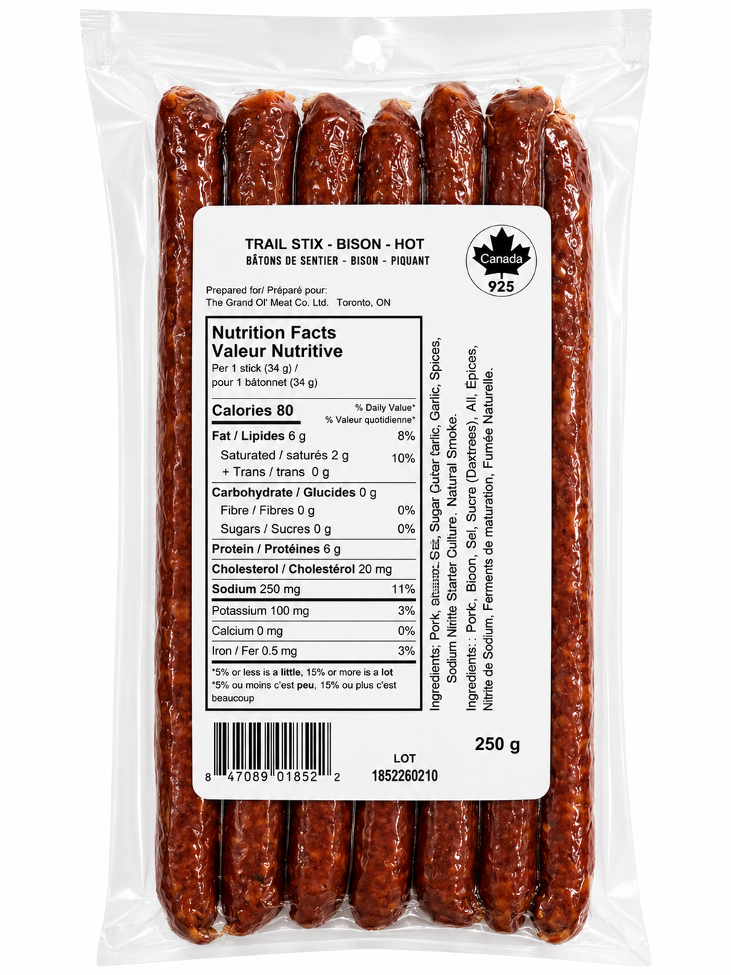 Bison Trail Stix Hot