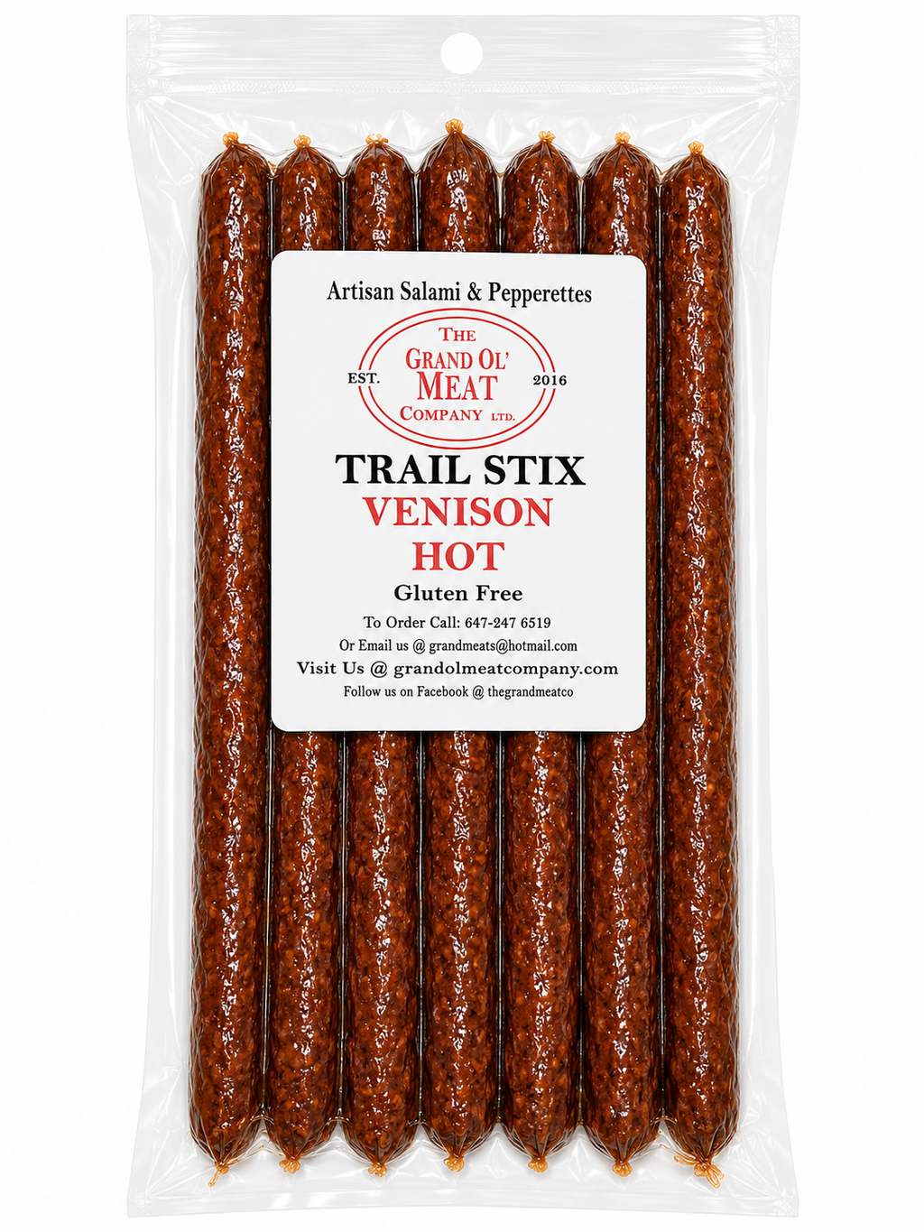 Venison Trail Stix Hot