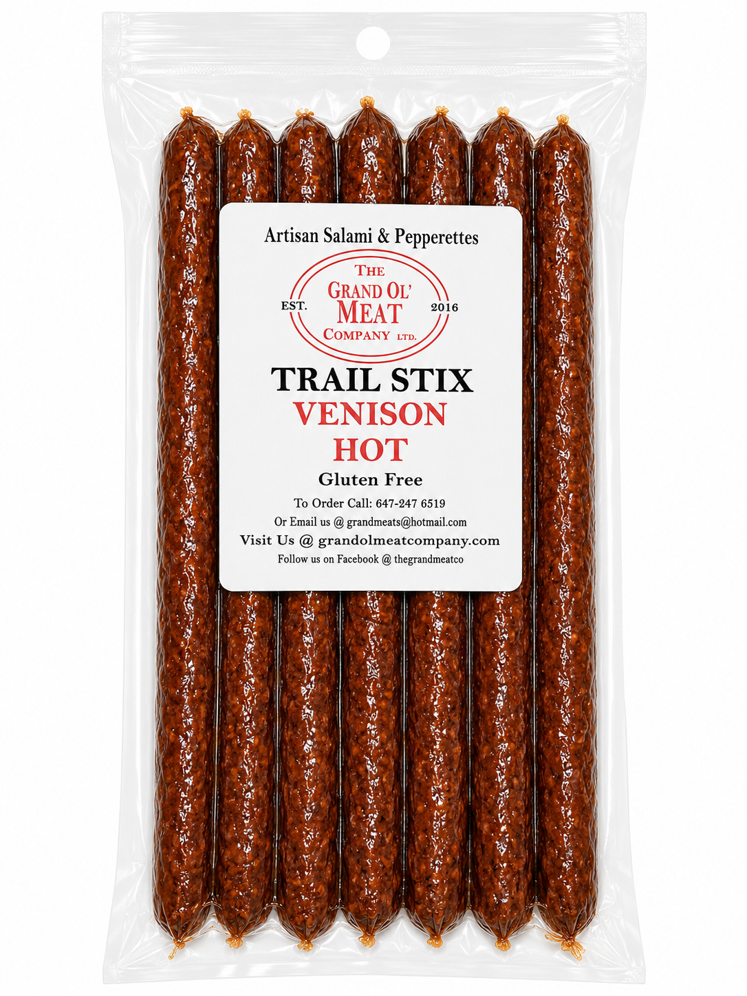 Venison Trail Stix Hot