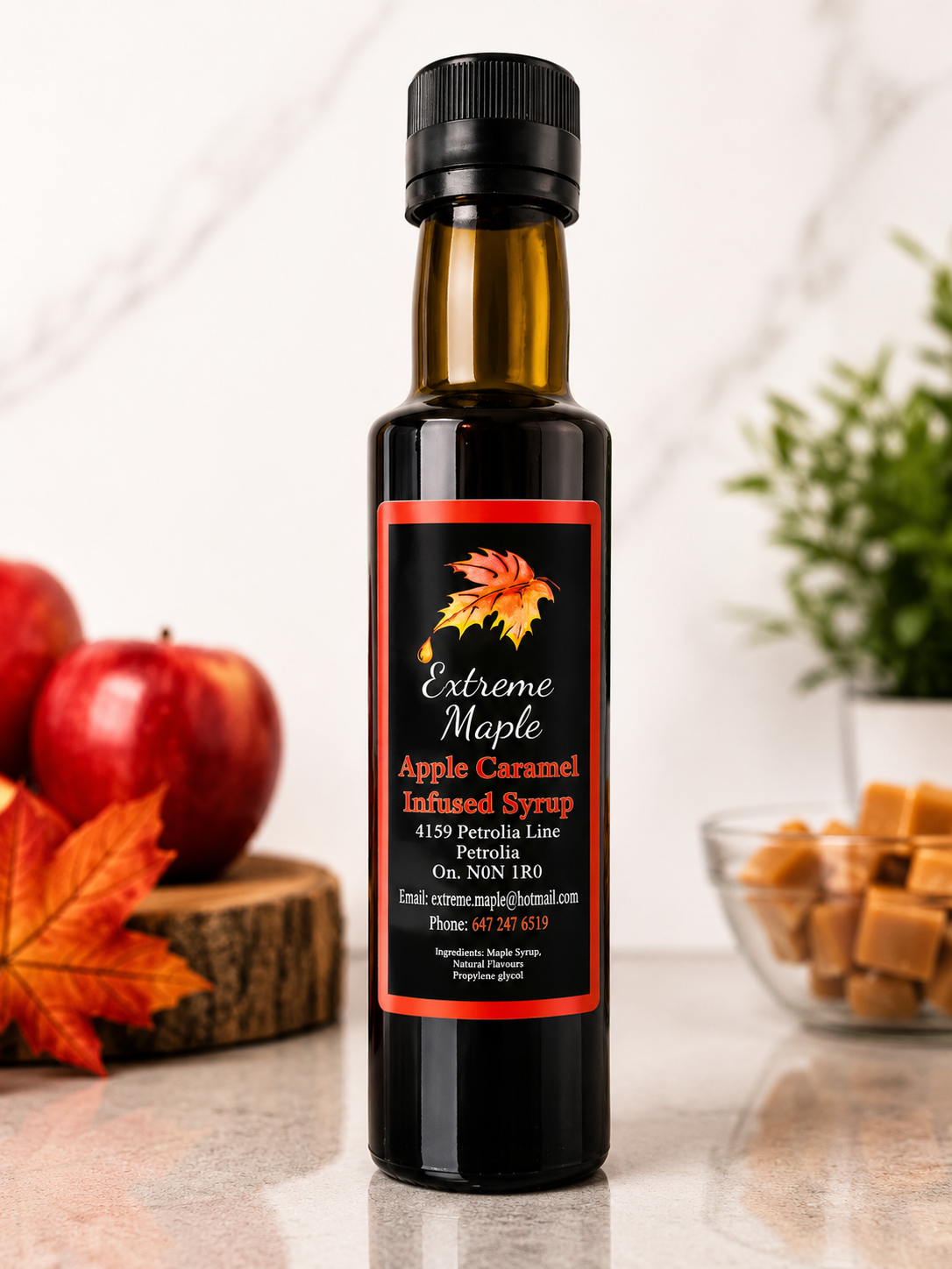 Apple Caramel Infused Syrup