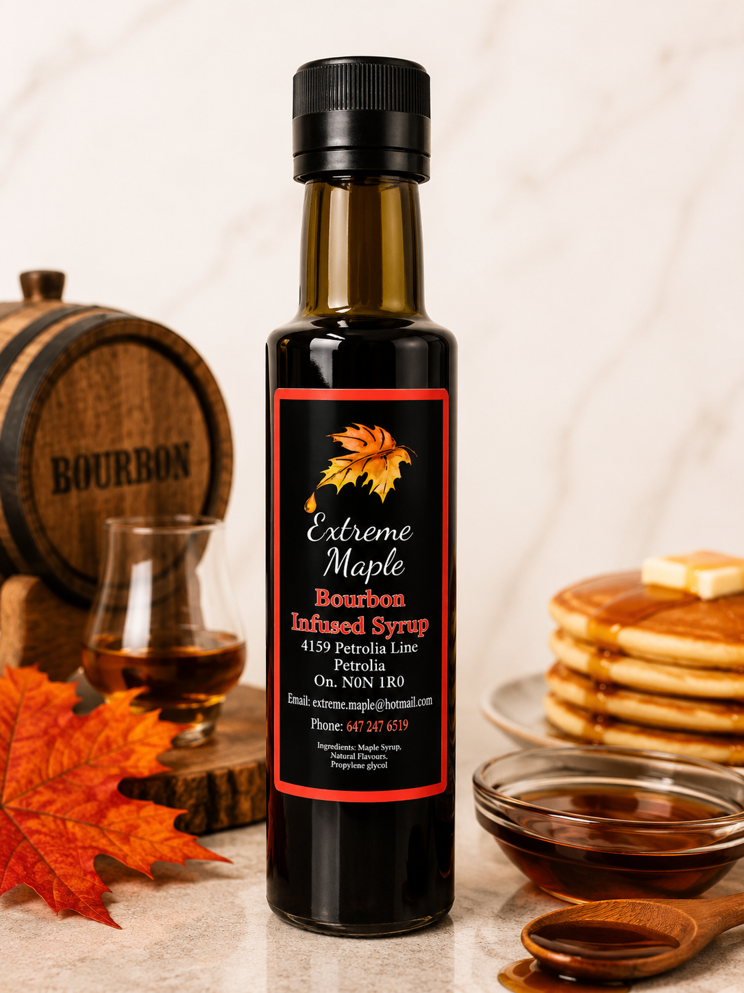 Bourbon Infused Syrup