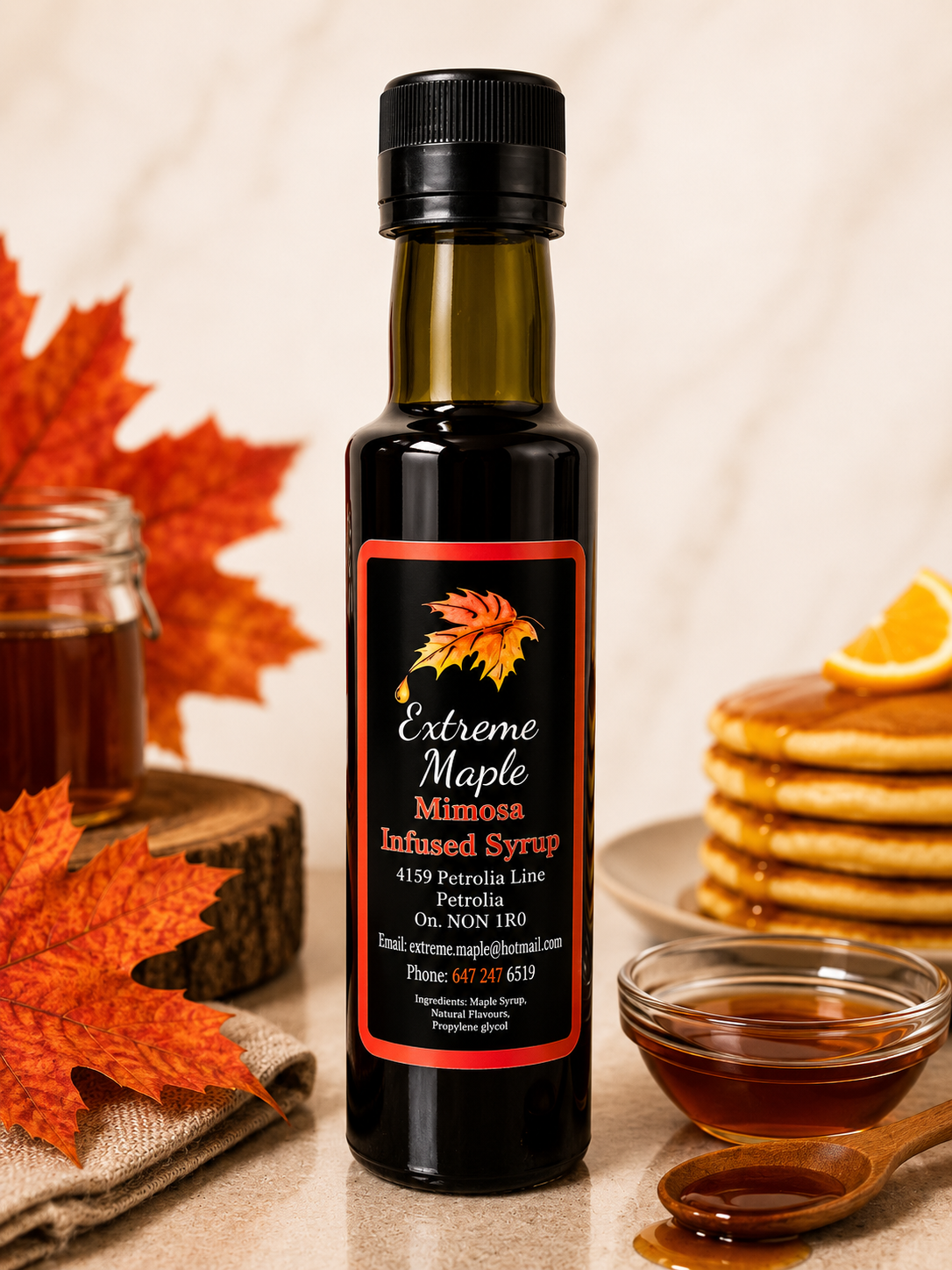 Mimosa Infused Syrup
